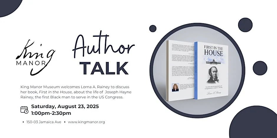King Manor Author Talk with Lorna A. Rainey — King Manor Museum