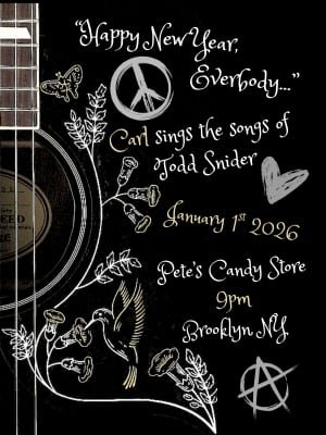 Carl M Banks does the songs of Todd Snider